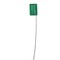 Dickey Mfg Co Defender Cable Seal, Green 1.5 mm x 12 in, Laser Etched, Stock, PK100 50501DA02-1C - alternate 2
